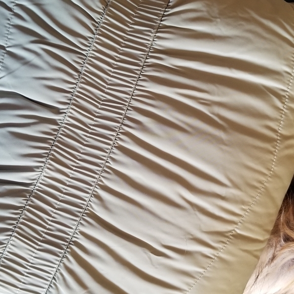 Sz 2 Torrid Sage Green Winter Coat w/Faux Fur Lined Hood - Picture 16 of 16